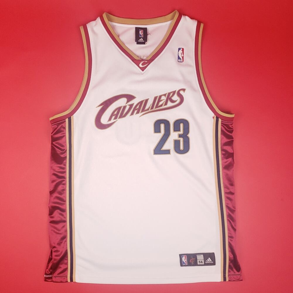 VTG Authentic 2004 LeBron James Cleveland Cavs Cavaliers Adidas Jersey 54 Sewn
